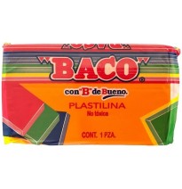 PLASTILINA BACO 180G. NARANJA C.100