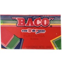 PLASTILINA BACO 180G. ROJO C.100