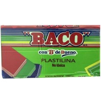 PLASTILINA BACO 180G. VERDE CLARO C.100
