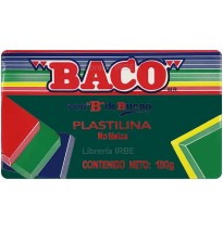 PLASTILINA BACO 180G. VERDE OBSCURO C.100