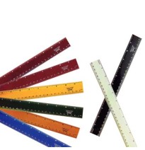 REGLA PLAST. 30 CM. BACO 5030 COLORES E.100