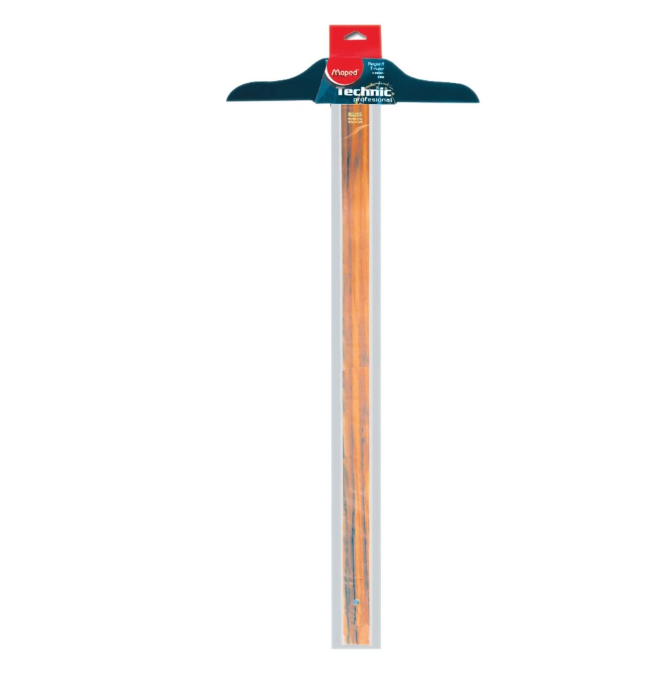 REGLA T PROF. MADERA 75 CM. TECHNIC MAPED SB. SG. E.6