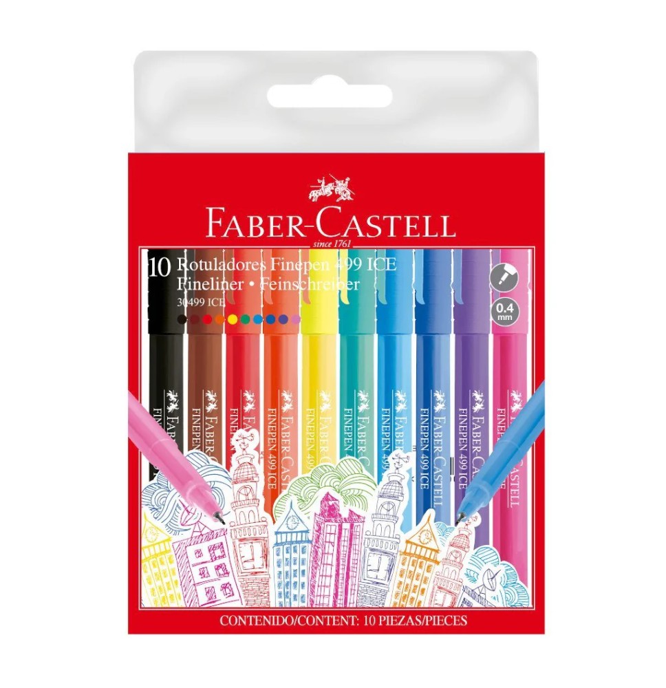 ROTULADOR P.FINO ICE 499 C10 VCOL. FABER E.6 C84