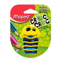 SACAPUNTAS PLAST. CDEP. DOBLE CROC CROC BL.C1 E25150
