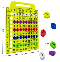 TABLA DIDACTICA FOAMY MULTIPLICAR PASCUA E24 C144