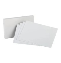TARJETAS BLANCAS DIPAO 5X8 PAQUETE C100 C.30