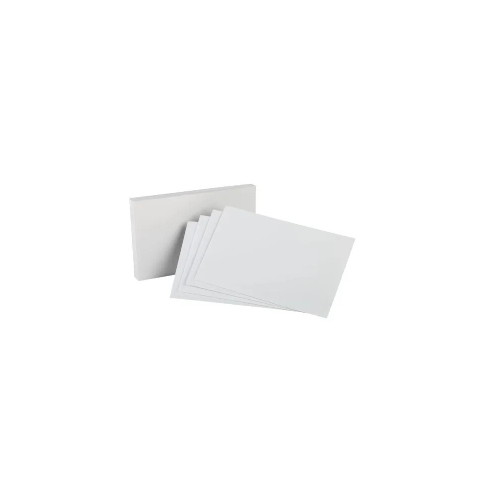 TARJETAS BLANCAS DIPAO 5X8 PAQUETE C100 C.30