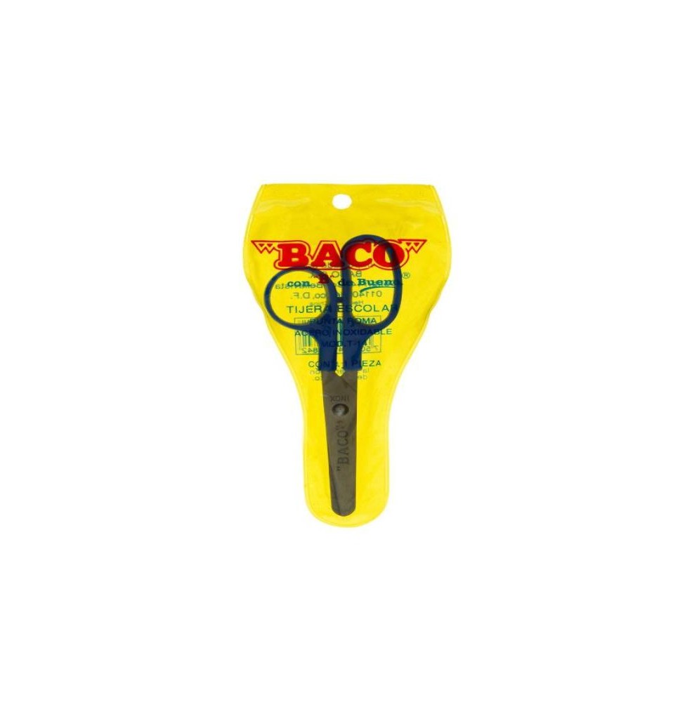 TIJERA ESCOLAR 5.25-13CM. BACO T-12 BL.C1 E.25