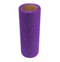 TULLE DIAMANTADO ROLLO 15X9.14M. MORADO E12 C96