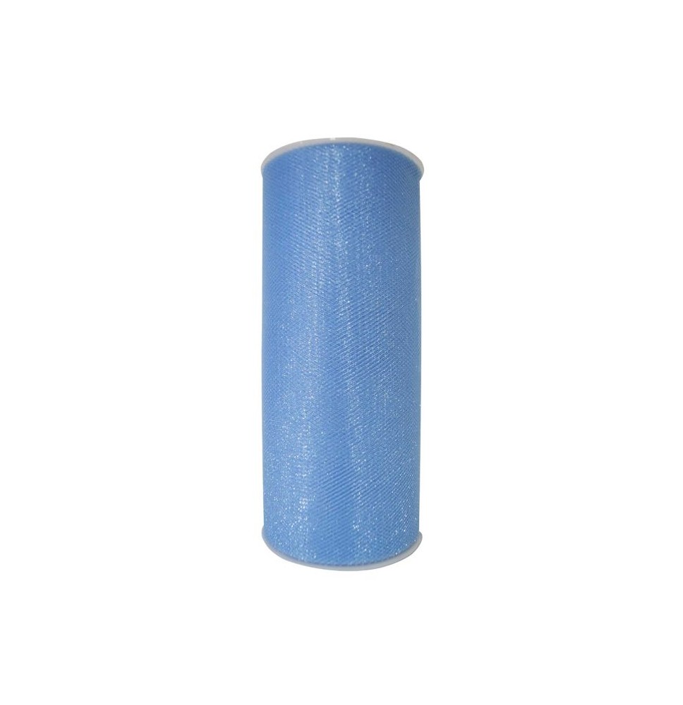TULLE LISO ROLLO 15X22.86M. AZUL ELECTRICO E12 C96