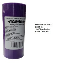 TULLE LISO ROLLO 15X22.86M. MORADO E12 C96