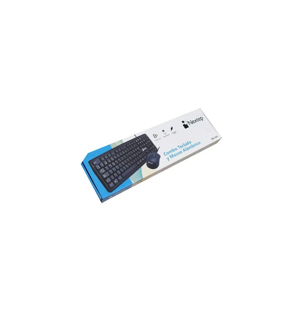TECLADO Y MOUSE ALAMBRICO NE-416 NEXTEP