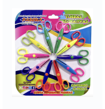 TIJERA PLAST. DECORATIVA VCORTES PASCUA BL.C10PZ E3060