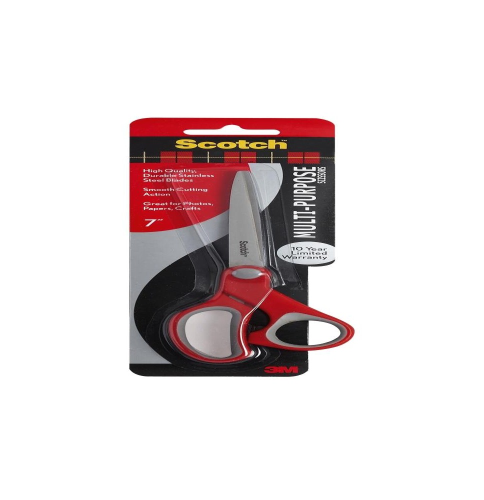 TIJERAX CMANGO PLAST. 7-17.7CM. SCOTCH 1427 BL.C1 6C36