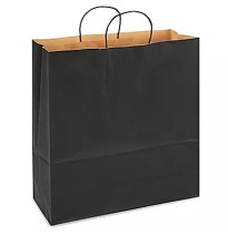 BOLSA KRAFT JUM. NEGRA COLOR-S C.200