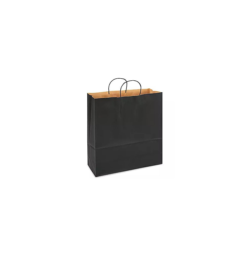 BOLSA KRAFT JUM. NEGRA COLOR-S C.200