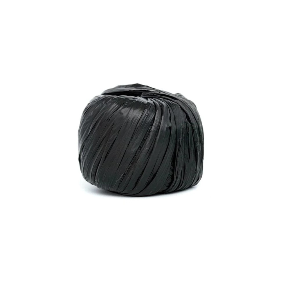 ROLLO RAFIA NEGRO CONFETTI 100GRS C.200