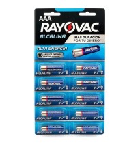 PILA ALCALINA AAA RAYOVAC BL. C10 PZ. C. 24