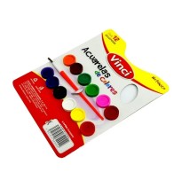 ACUARELA EST.C12PINC. COLORES INT. VINCI C.40