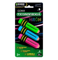 GOMA TICONDEROGA NEON BLIST. C3 PZAS. C144