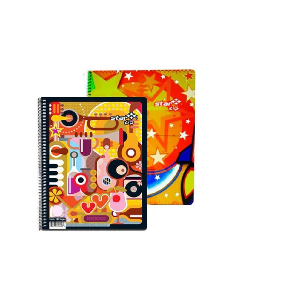 CUADERNO PROF.STAR KID ESTRELLA COD.458 RAYA 100H. C.36