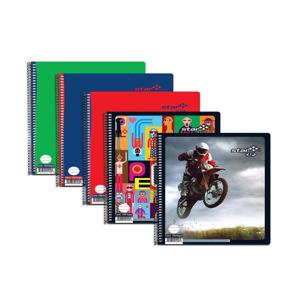 CUADERNO PROF.STAR KID ESTRELLA COD.459 C5 100H. C.36