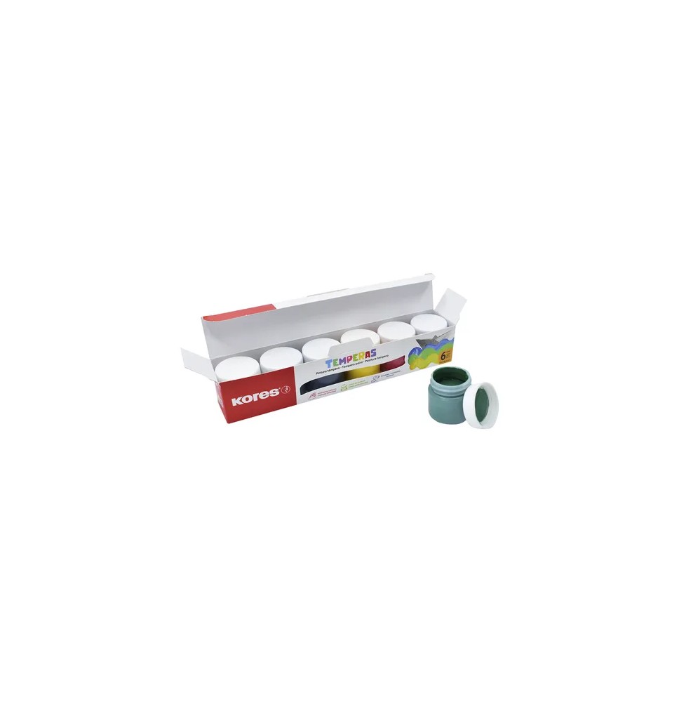 PINTURA TEMPERA KORES CAJA C6 30 ML.VCOL. C.12