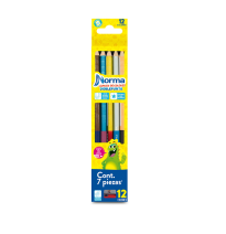 COLORES EST.C6 DOBLE PUNTA 12 COL. NORMA REDONDO C.12