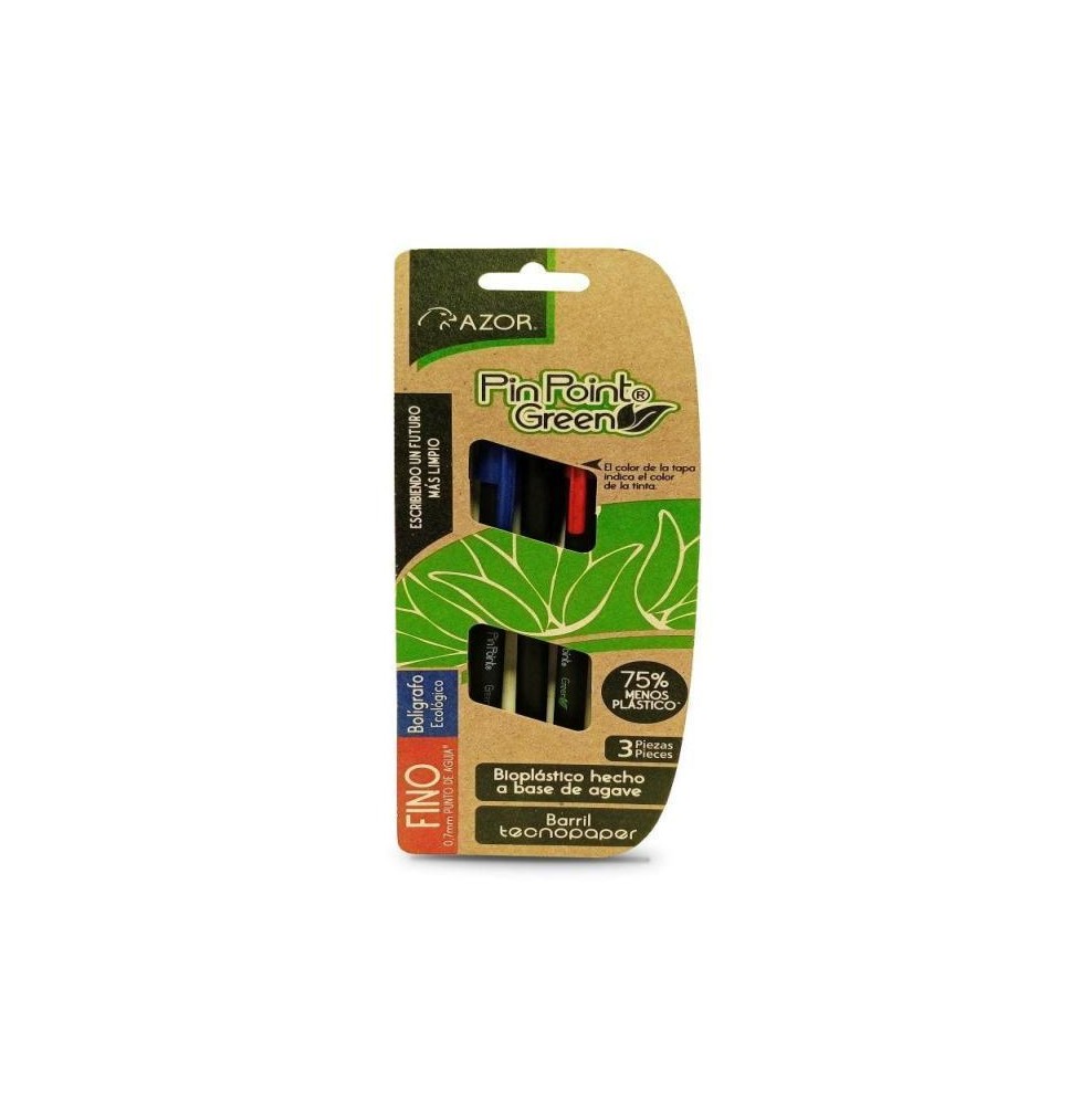 BOLIGRAFO GREKS 0.7MM BOLSA C3 PZAS. SURT C.48