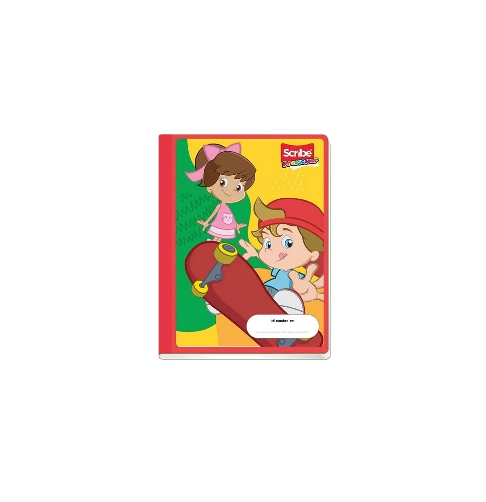 CUADERNO PREESCOLAR SCRIBE 4101 BCO. COS. 80H. C.24