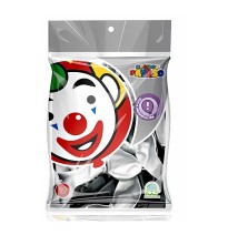GLOBOS PAYASO 9 BOLSA C50 BICOLOR PLATANEGRO C.100