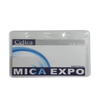 MICA PORTA GAFETE 105X70MM. MOD. CO-03V HORIZ. E.100 C.1000