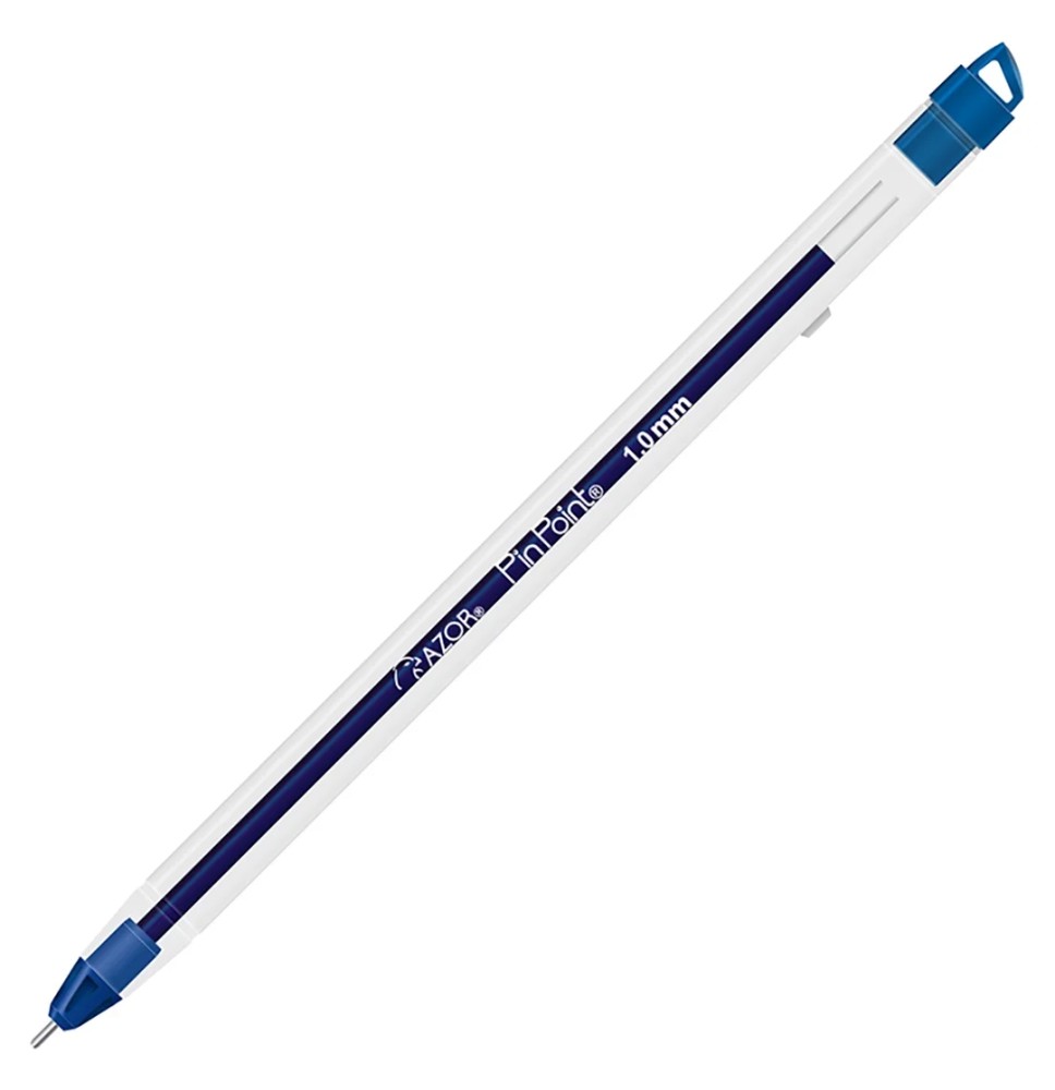 BOLIGRAFO PIN POINT AZOR RT 1.0MM AZUL. E.12 C.240