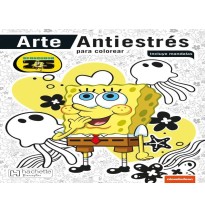 LIBRO PCOLOREAR ARTE ANTIESTRES SPONGEBOB C.220