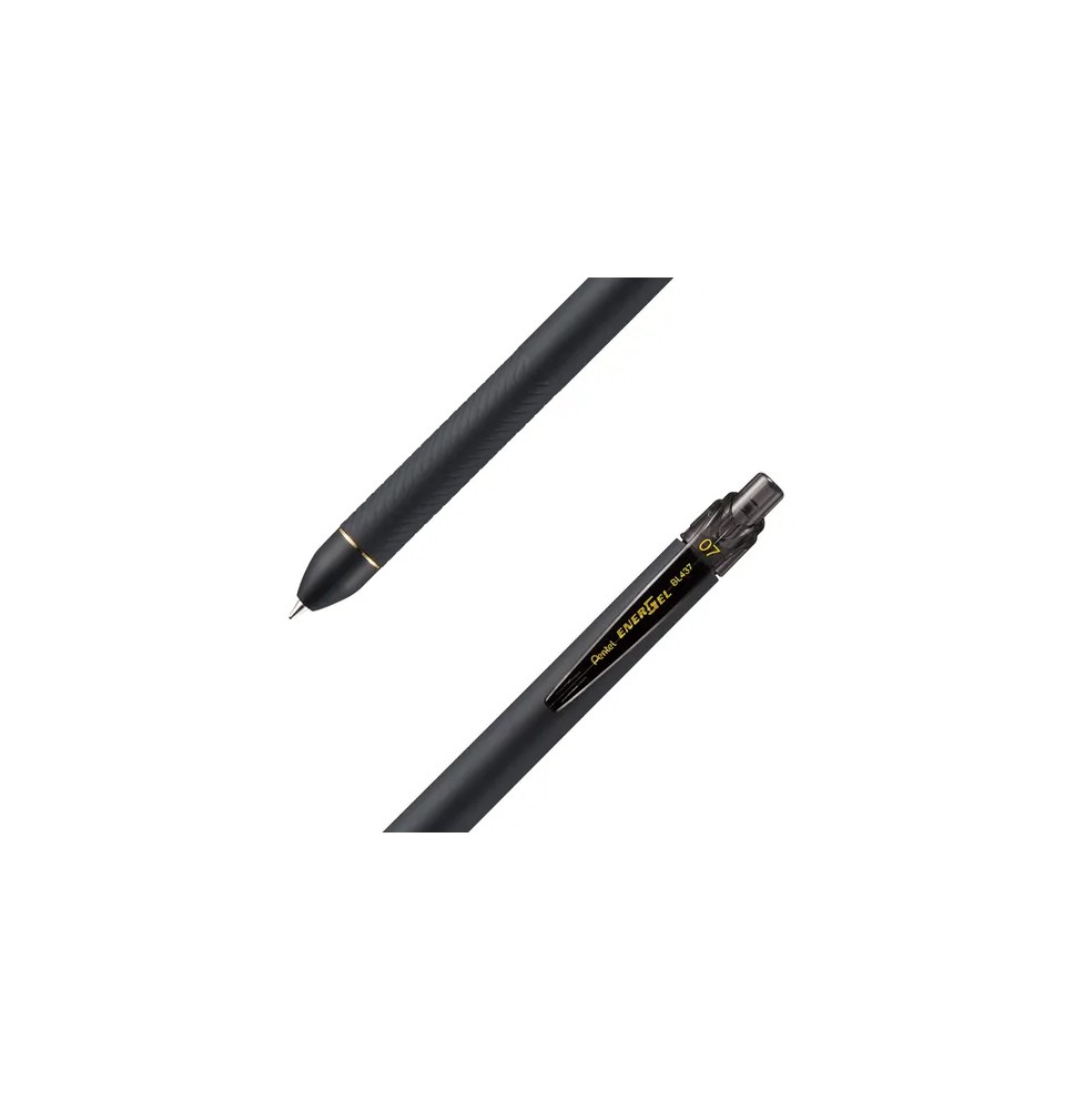 BOLIGRAFO GEL ENERGEL BL437RPCA PENTEL 0.7MM RT NGO 12360