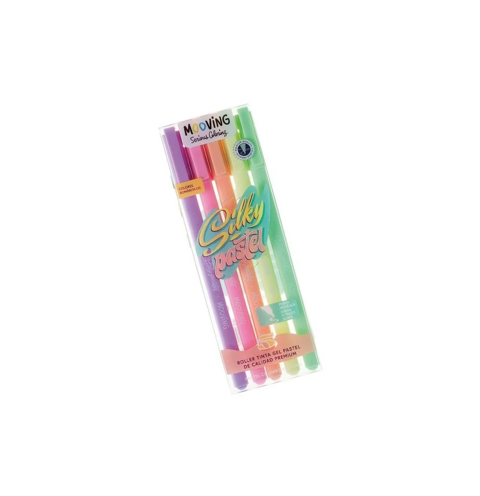 BOLIGRAFO MOOVING GEL PASTEL EST.C5 VCOL.SURT. E12C144