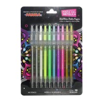 BOLIGRAFO GEL METALICA RT BLIST.C10 PASCUA VCO E12 C144