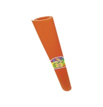 CARTON CORRUGADO CARTOLIN 50X70CM. NARANJA C.25