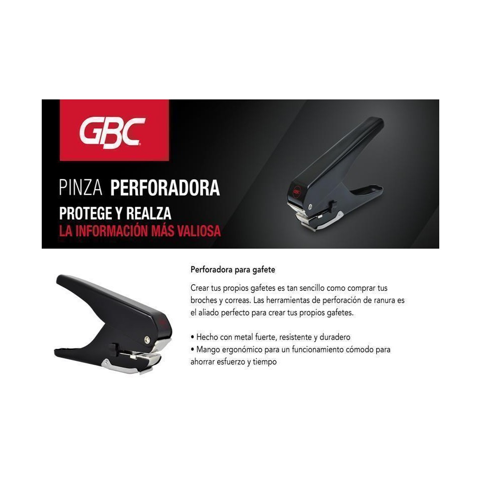 PERFORADORA PGAFETE GBC MX60077 METALICA E1 C4