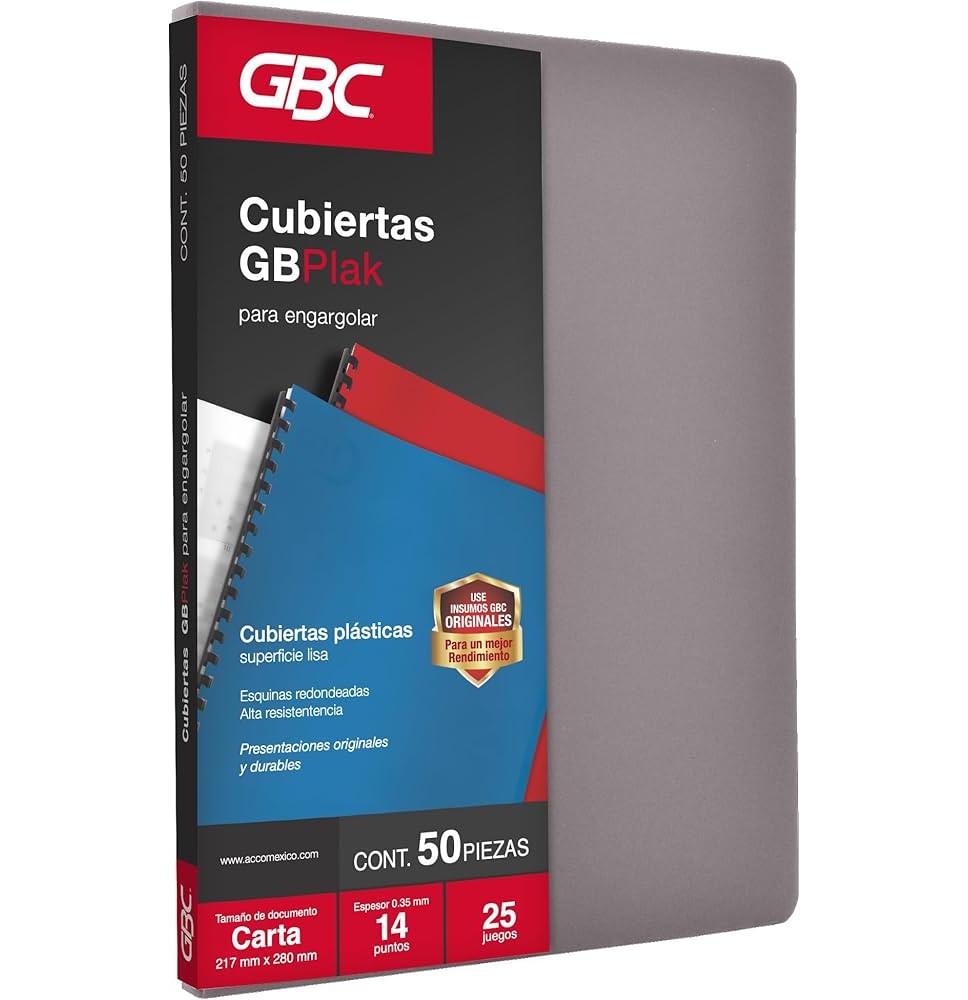 CUBIERTA CTA. GBPLAK LISO HUMO P3548 PAQ. E50C10