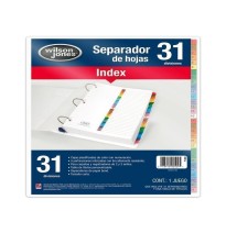 SEPARADOR NUM. CTA. 31 DIV. INDEX WILSON VCOL. P-1366 C12