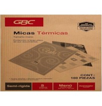 MICA TERMICA MENU 292X445 MM. 5 MIL. GBC CJA.C100 C.7