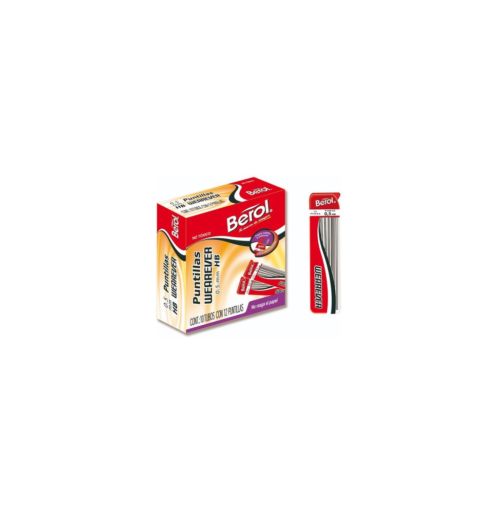 PUNTILLAS 0.5M HB WEAREVER P-100 TUBO C12. E.10 C.350