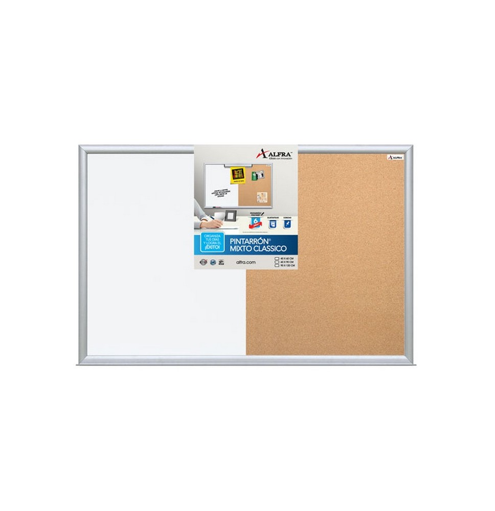 PINTARRON MIX. BCO.Y CORCHO ALFRA WHITE STAR 90X120 4843 C2