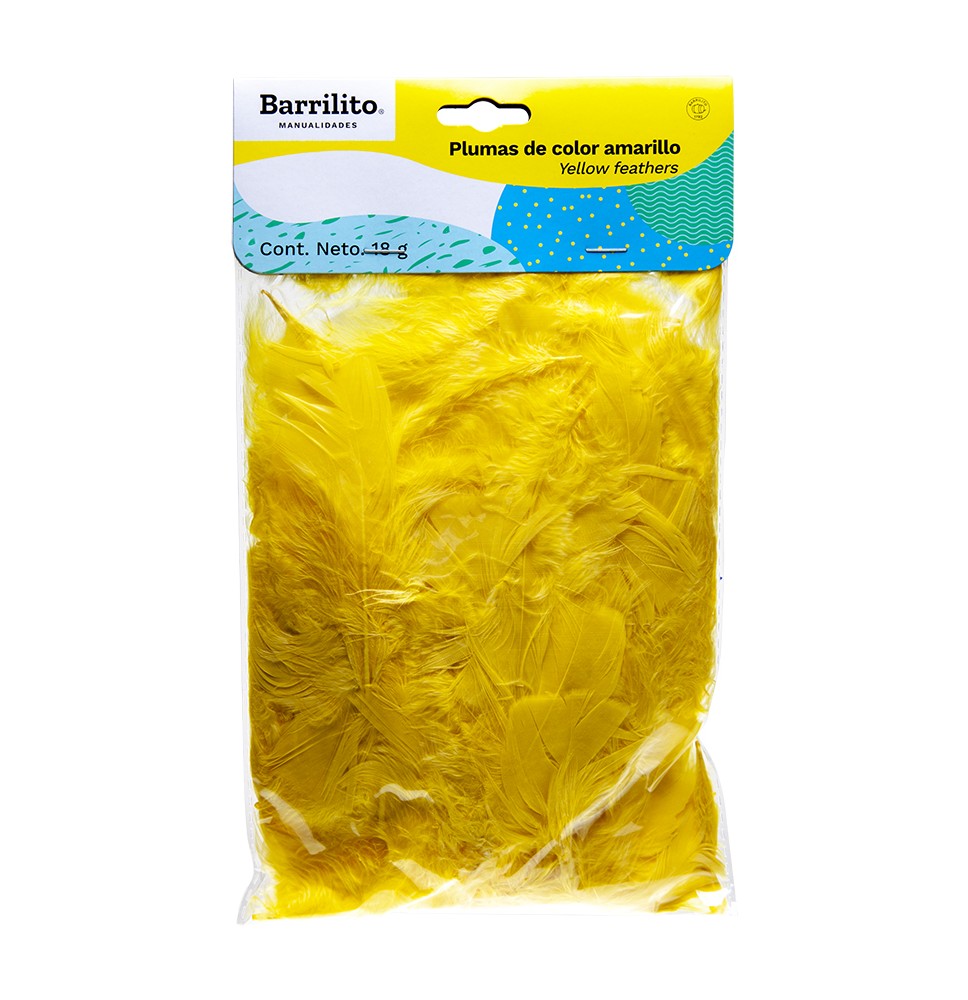 PLUMAS BARRILITO AMARILLO F142A BOL.C18GR. E.24 C.72