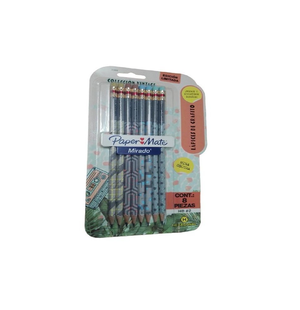 LAPIZ GRAFITO 2 MIRADO VINTAGE BL.C8 PZA C36