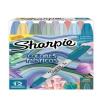 MARCADOR PERM. DELG. PLAST. SHARPIE P.F. MISTICOS C12 VCOL