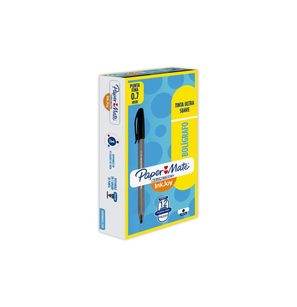 BOLIGRAFO KILOMETRICO 0.7MM REDONDO NEGRO E12