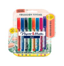 BOLIGRAFO GEL PAPER MATE VINTAGE C8 COL.SURT C12