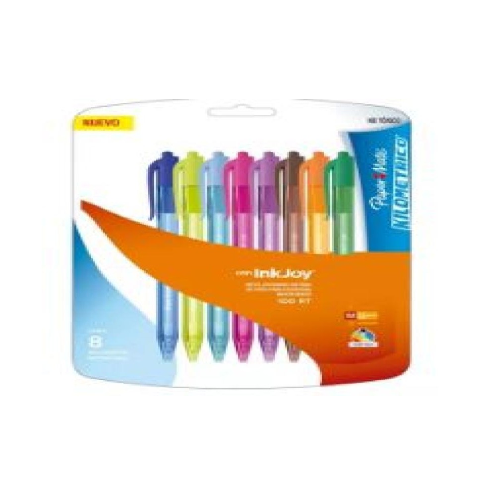 BOLIGRAFO KILOMETRICO INK JOY RT 0.7MM C8 VCOL C36